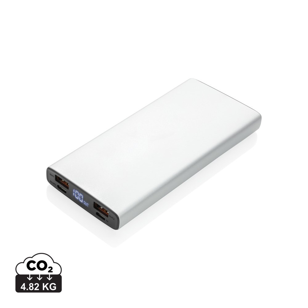 18W PD Powerbank mit 10.000 mAh aus Aluminium